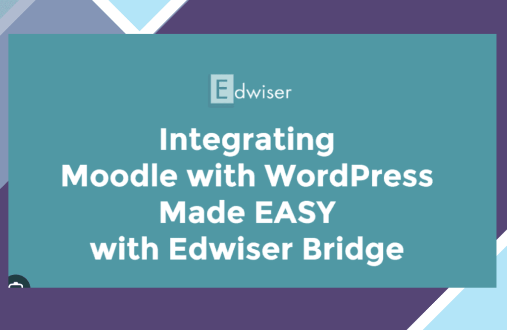 Edwiser Bridge – WordPress Moodle LMS Integration