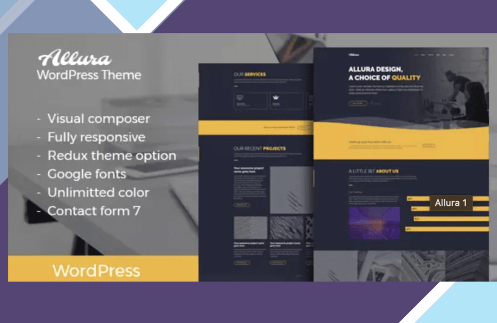 Allura – Portfolio WordPress Theme