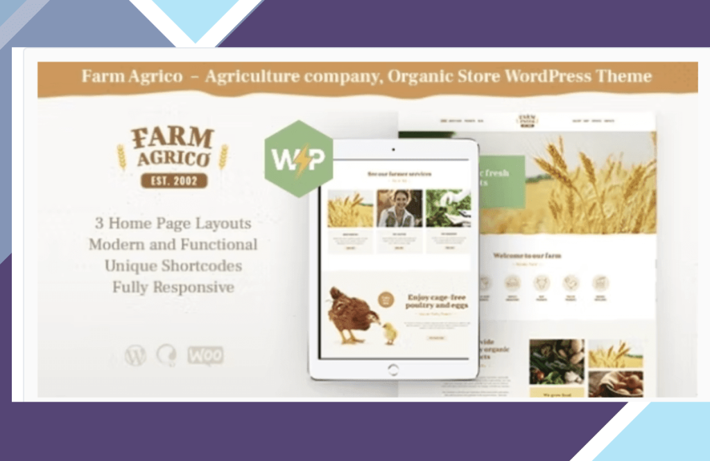 Farm Agrico – Agricultural Business WP Theme