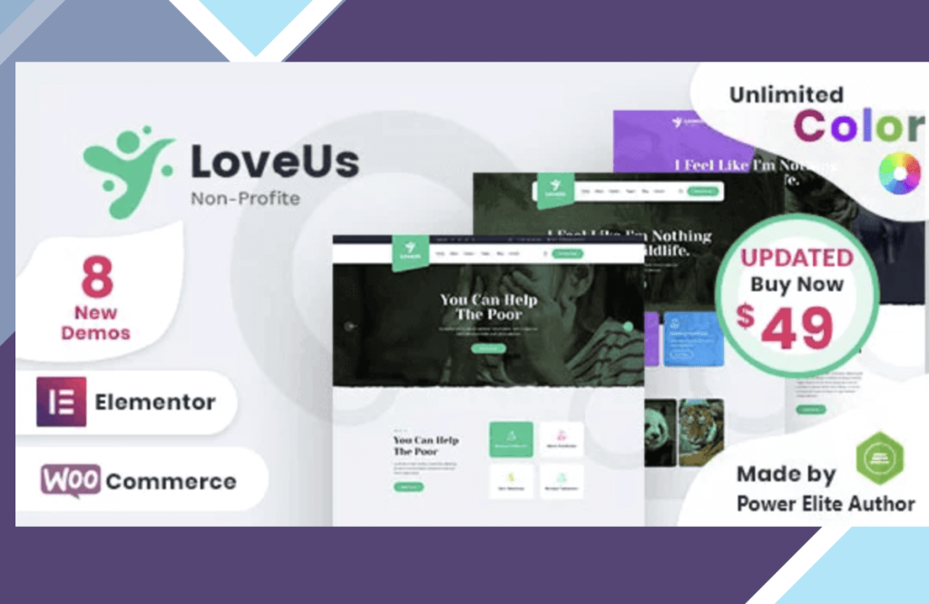 Loveus – NonProfit Charity WordPress Theme