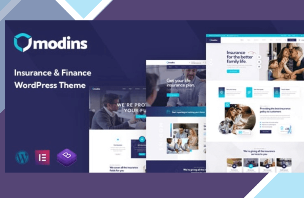 Modins – Insurance and Finance WordPress Theme