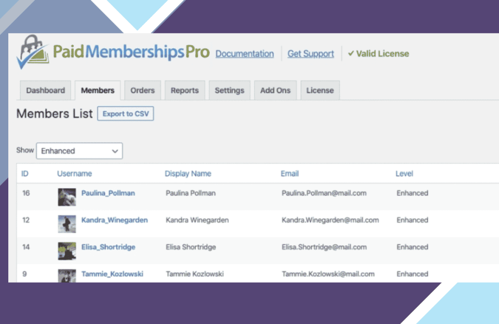 Paid Memberships Pro – Email Confirmation Addon