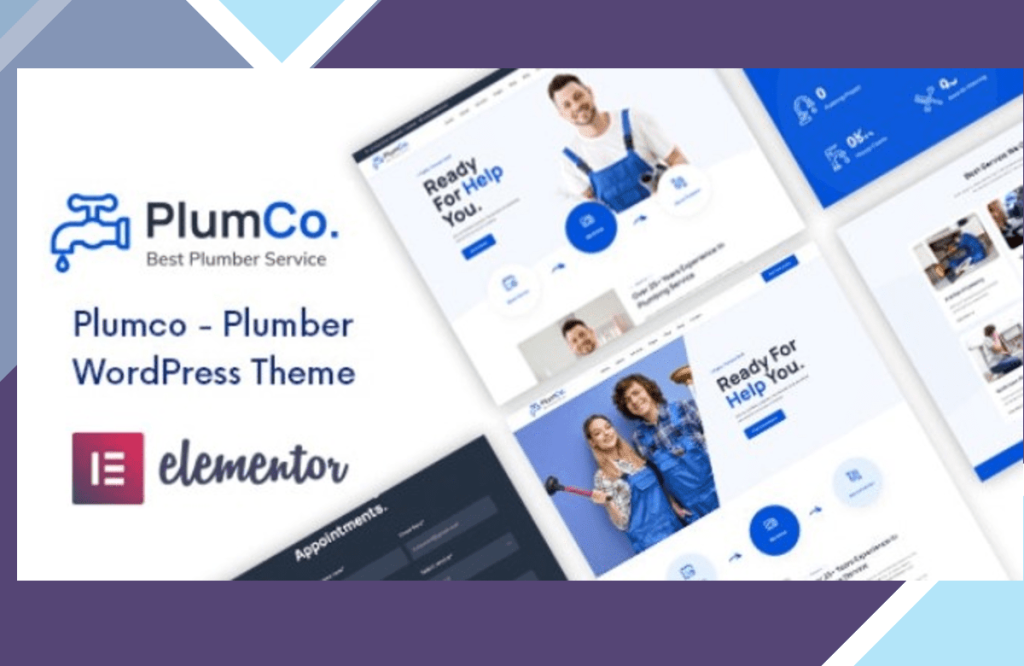 Plumco – Plumber WordPress Theme