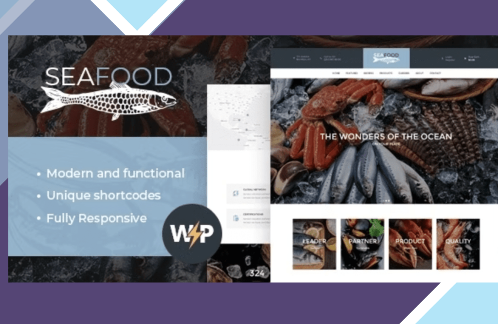 SeaFood Company – Fish Restaurant Theme