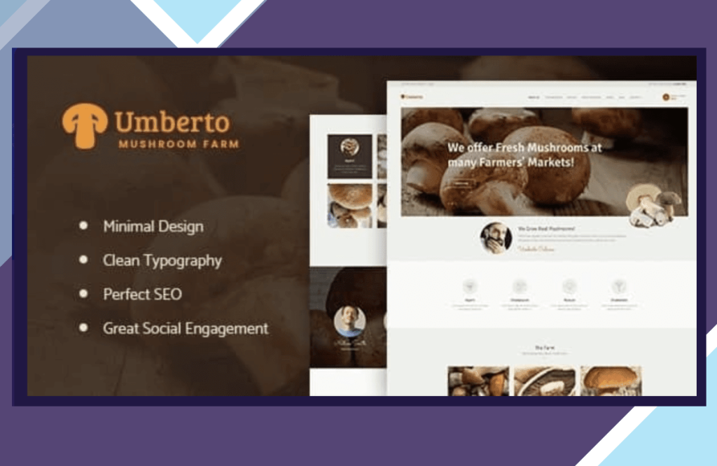 Umberto – Mushroom Farm and Organic Products Store WordPress Theme