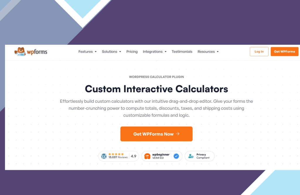 WPForms Calculations