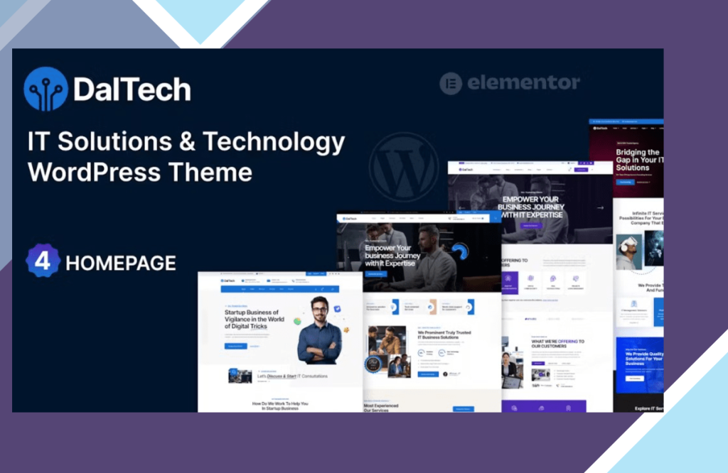 Daltech – IT Solutions and Technology WordPress Theme
