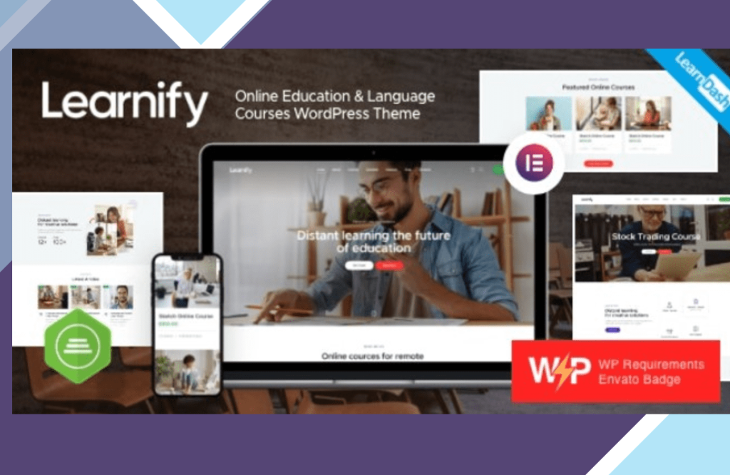 Learnify – Online Education Courses WordPress Theme