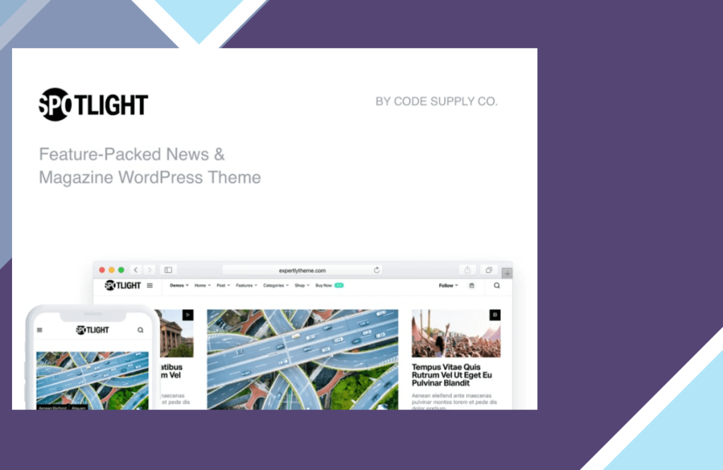 Spotlight – Fast News and Magazine WordPress Theme