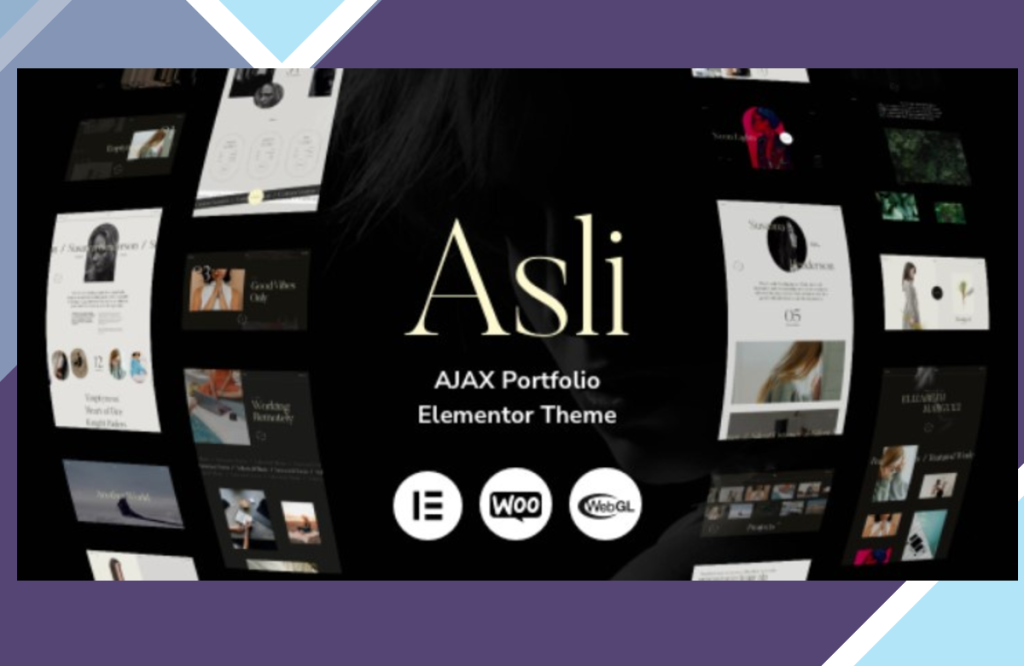 Asli – AJAX Portfolio Elementor WordPress Theme