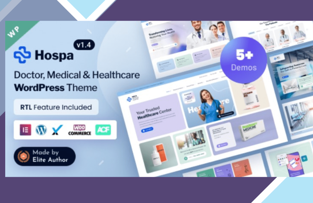 Hospa – Medical Clinic and Hospital Elementor WordPress Theme