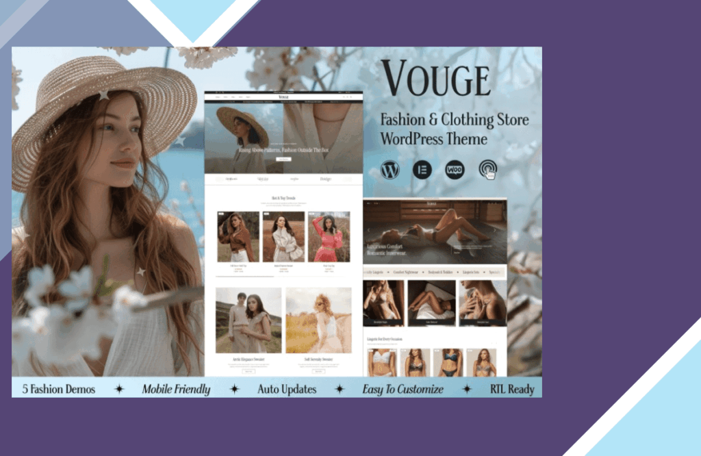 Vouge – Fashion Store WooCommerce Theme