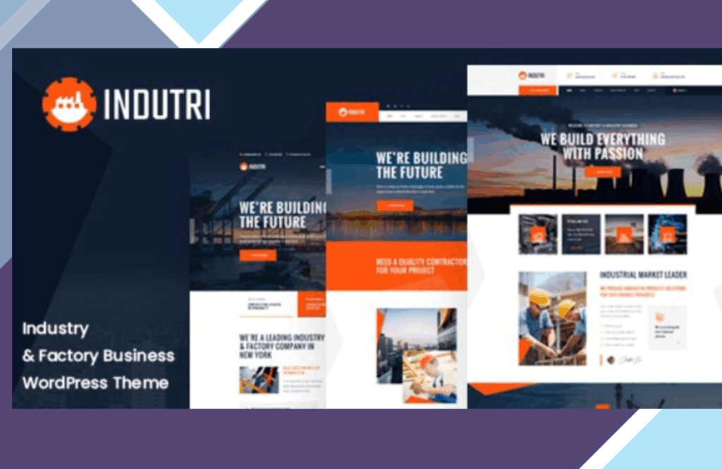 Indutri – Factory and Industrial WordPress Theme