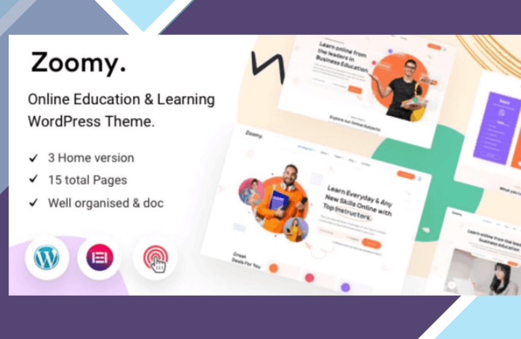 Zoomy – Lightweight LMS and Education WordPress Theme