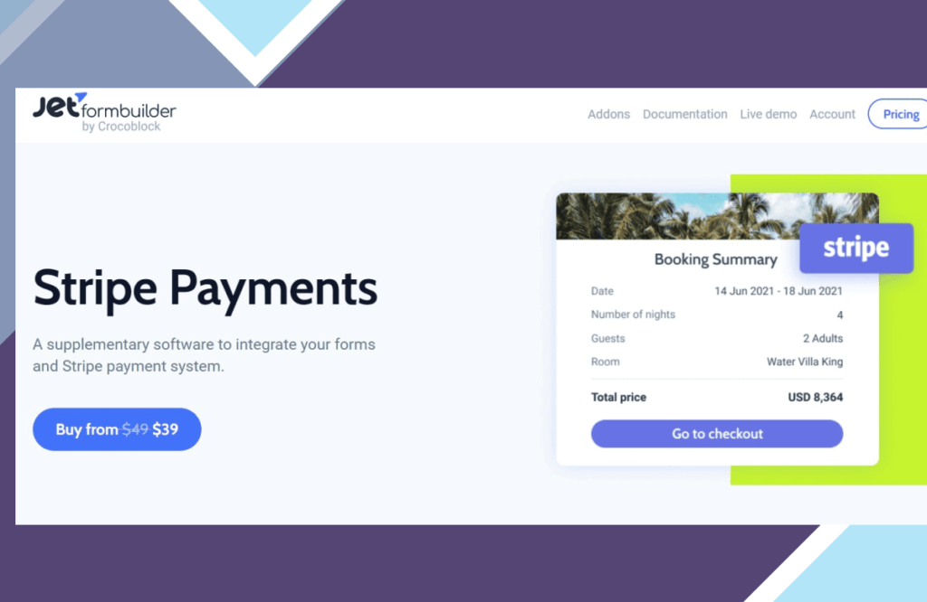 JetFormBuilder Stripe Gateway