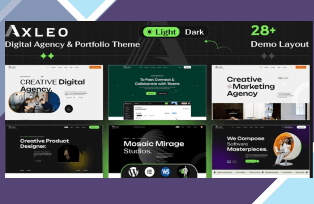 Axleo – Digital Agency WordPress Theme