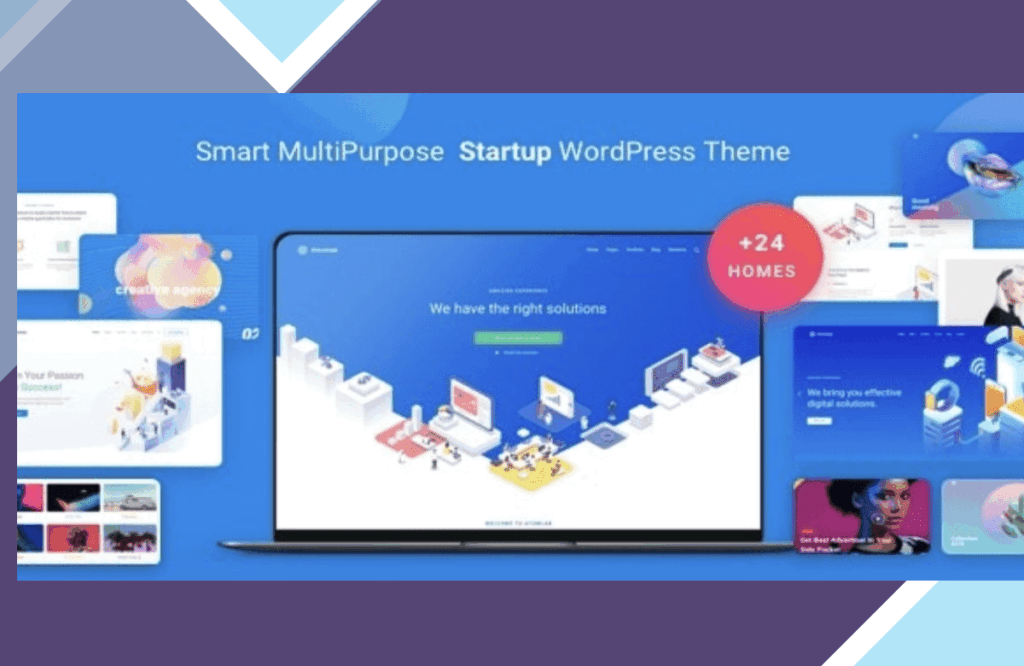 Atomlab – Startup Landing Page WordPress Theme